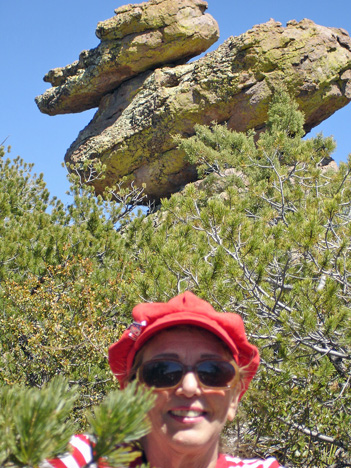 Karen and Duck On A Rock