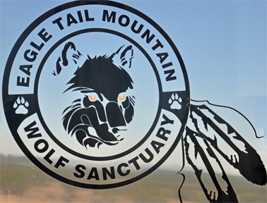 Eagle Tail Mountain Wolf Sanctuary sign