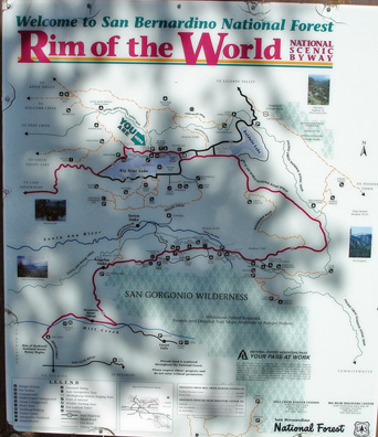 hiking trail map