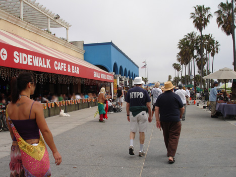 people on Venice Beach