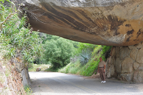 Lee Duqette at TUNNEL ROCK at Sequoia National Park