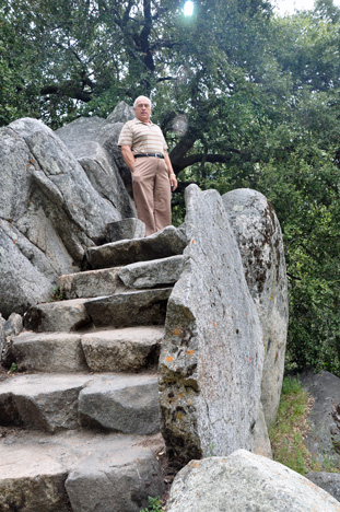 lee Duquette at Hospital Rock at Sequoia National Park