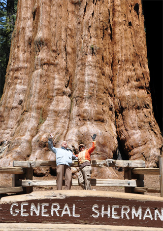 Lee and Karen Duquette at The Sherman Tree