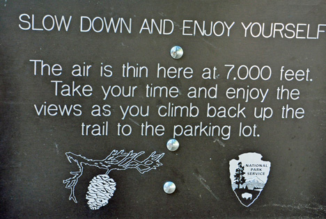 sign about thin air
