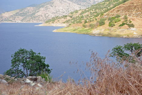 Kaweah lake scenery