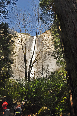 a view of Bridalveil Fall