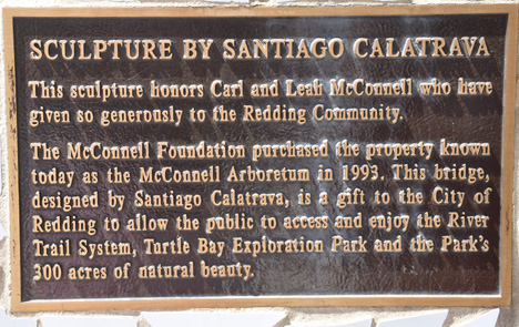 placque about the sculpture