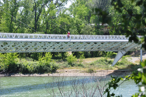 Lee Duquette on the Sundial Bridge