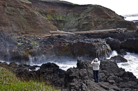 Lee Duquette at Spouting Horn 