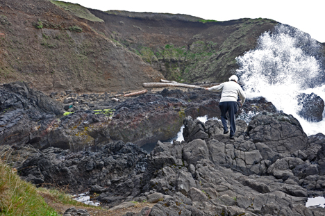 Lee Duquette at Spouting Horn 