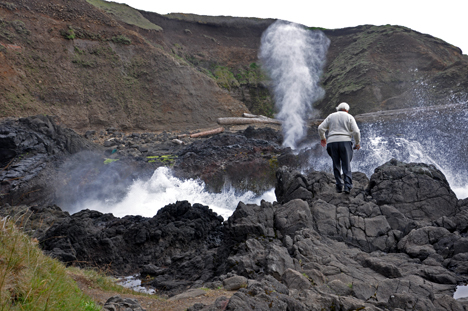 Lee Duquette at Spouting Horn 