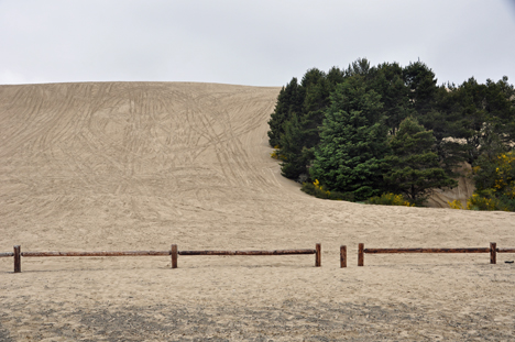 a large sand dune