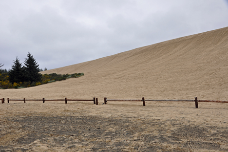 a large sand dune