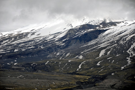 close-up of mountain