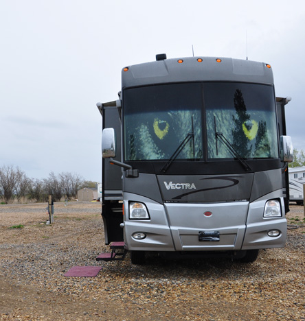 the motorhome (RV) of the two RV Gypsies