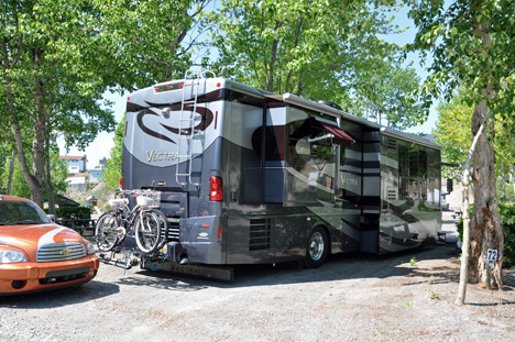 The RV and toad of the two RV gypsies