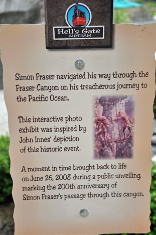 sign about the statue