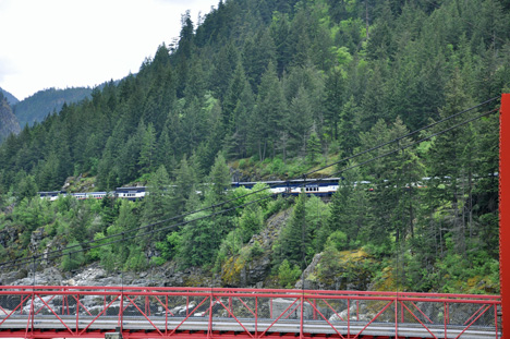 train on the other side of the river