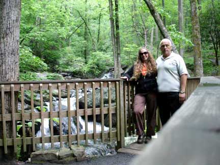 The two RV Gypsies at Anna Ruby Falls