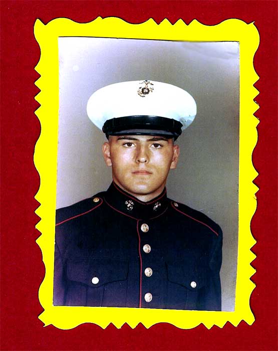 Lee Duquette in his Marine Corps. Uniform