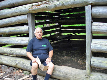 Lee at the tobacco house