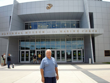 Lee at the National Museum of the Marine Corps