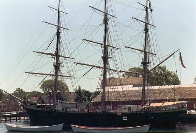 mystic Seaport sailboat