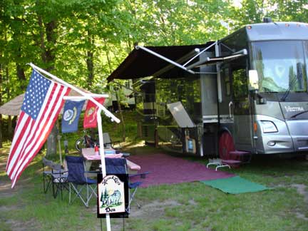 AWO - campsite & RV of the two RV Gypsies