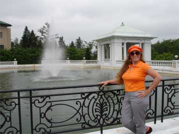 Karen at Hershey Hotel Gardens