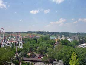 kissing tower view