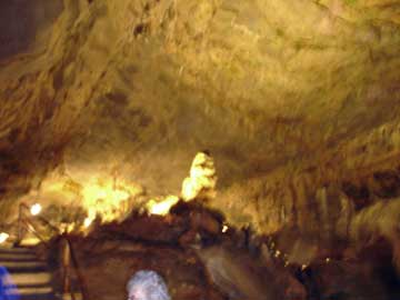 inside the caverns