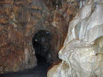 inside the caverns