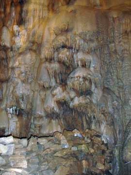 inside the caverns