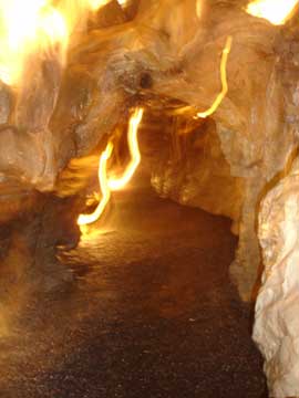 inside the caverns