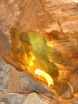 inside the caverns