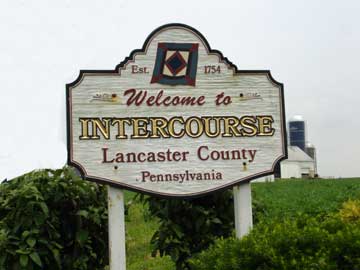 town sign