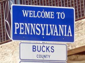 Welcome to pennsylvania sign