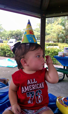 Anthony Brian turns one (1) year old