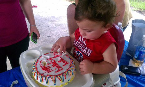 Anthony Brian turns one (1) year old