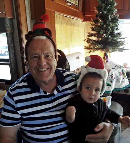 Lee Duquette and his great-grandson, Anthony Brian