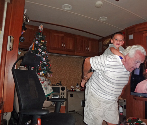 Lee Duquette and his great-grandson, Anthony Brian