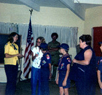 Cub Scouts Arrow of Light Ceremony