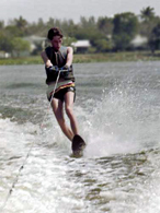 Brian water skis - date unknown