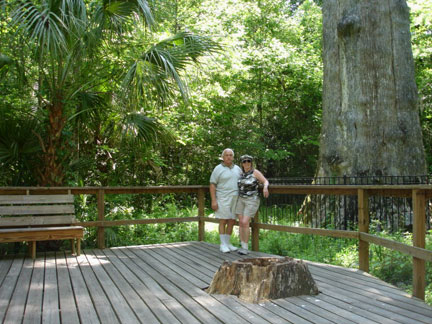 Karen and Lee at Big Tree Park