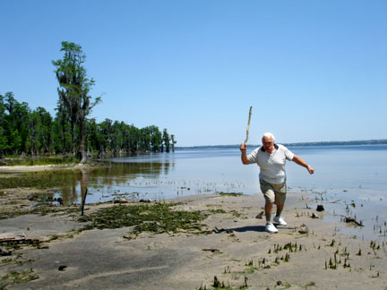 Lee - hero with a stick