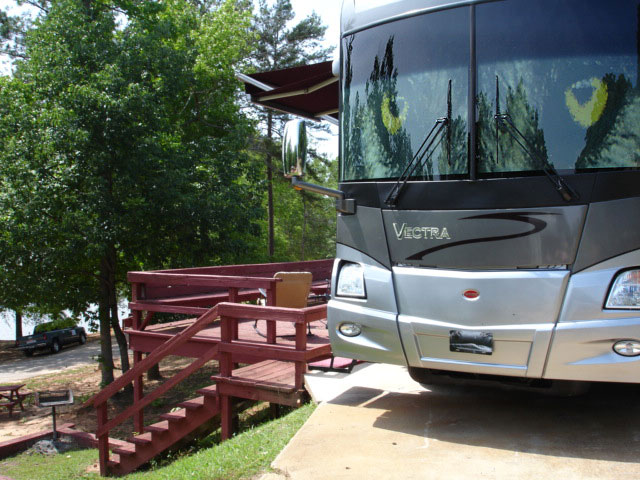 campsite of the two RV Gypsies