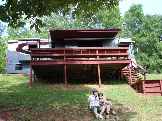 campsite of the two RV Gypsies