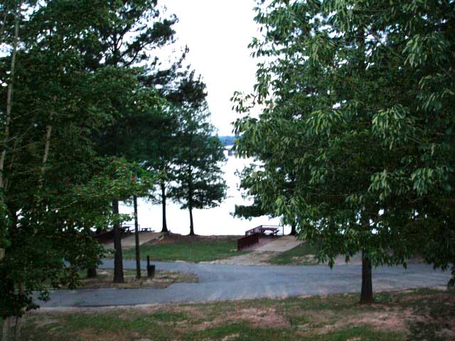 view of Lake Oconee from our balcony