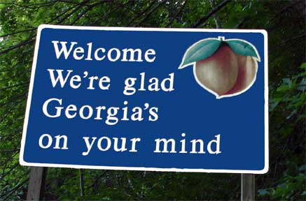 Welcome to Georgia sign