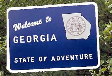 Georgia state sign